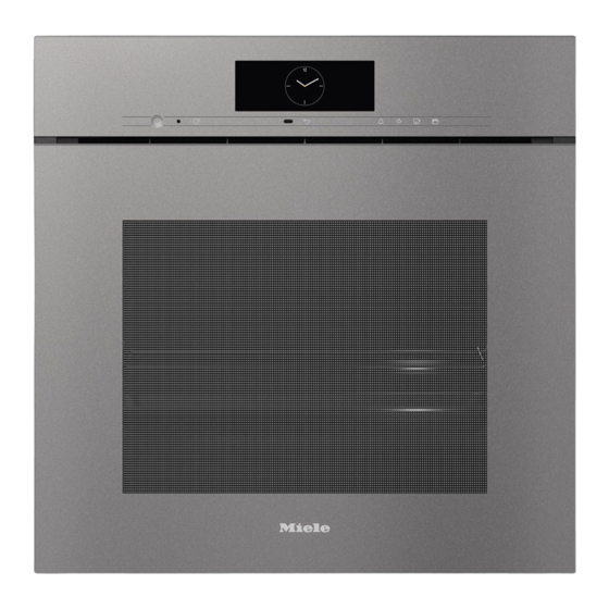 Miele DGC 7865 X Mode D'emploi Et Instructions De Montage