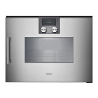 Gaggenau BSP2601.1 Manuel D'utilisation Et Notice D'installation