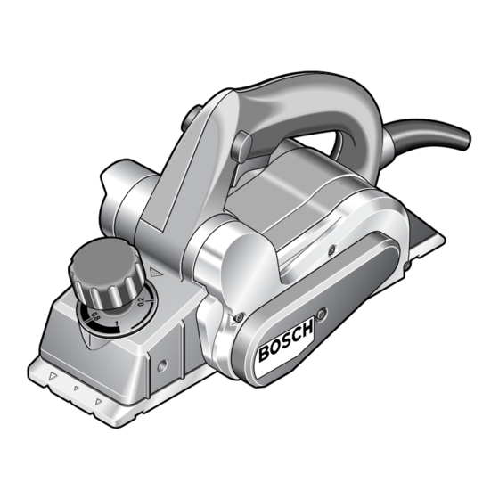 Bosch GHO 10-82 Professional Notice Originale
