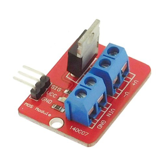 Go Tronic MOSFET GT1168 Guide De Mise En Marche