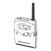 Sennheiser System 2015 Notice D'emploi