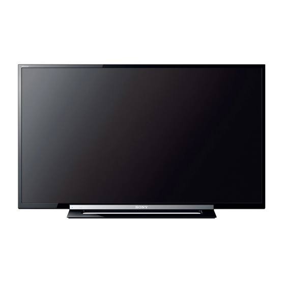 Sony BRAVIA KDL-46R450A Mode D'emploi