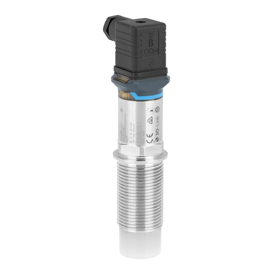 Endress+Hauser Nivector FTI26 Manuel De Mise En Service