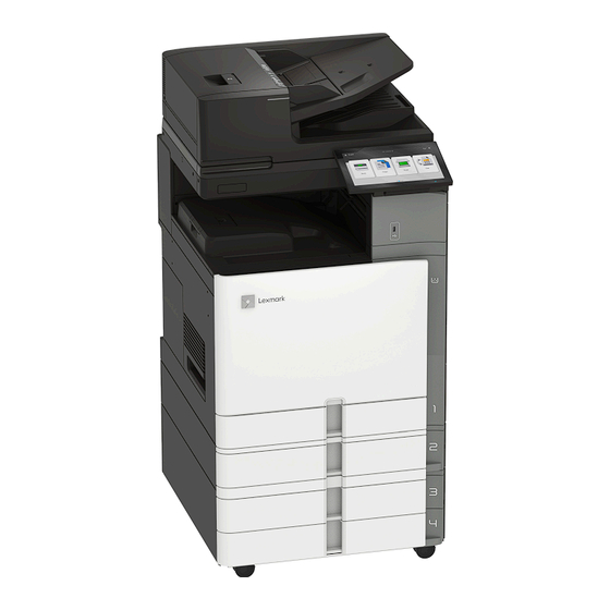 Lexmark CX961 Guide De Référence Rapide