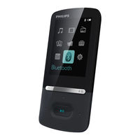 Philips GoGEAR SA5AZU Mode D'emploi