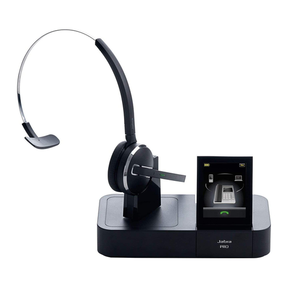 Jabra PRO 9470 Mode D'emploi