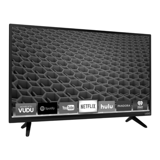 Vizio D32-D1 Guide De Démarrage Rapide