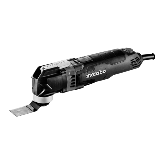 Metabo MT 400 Quick Notice Originale