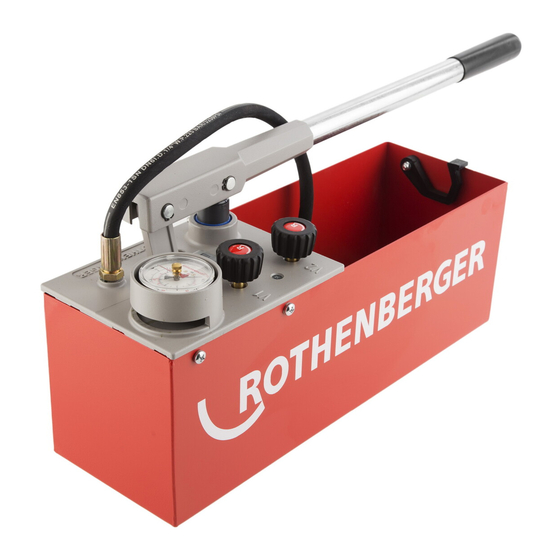 Rothenberger RP50-S Instructions D'utilisation