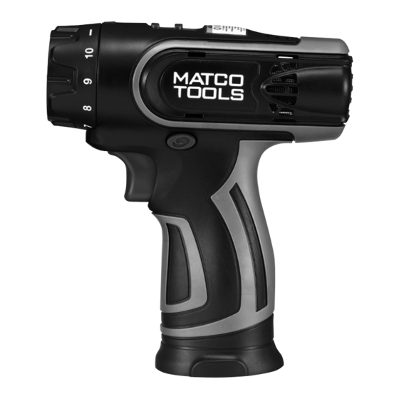 Matco Tools MTC12S Instructions De Fonctionnement