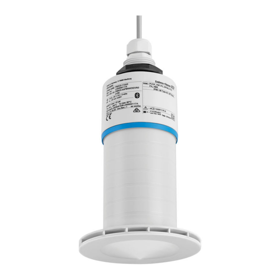 Endress+Hauser Micropilot FMR20 Information Technique