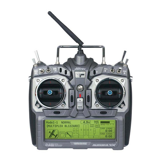 HITEC Aurora 9X Manuel D'instructions