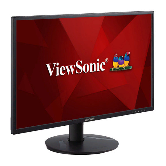 ViewSonic VA2418-sh Guide De Démarrage Rapide