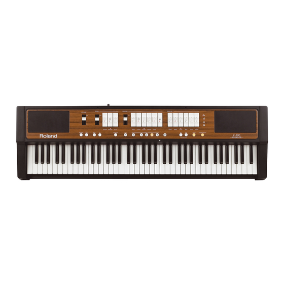 Roland C-190 Mode D'emploi
