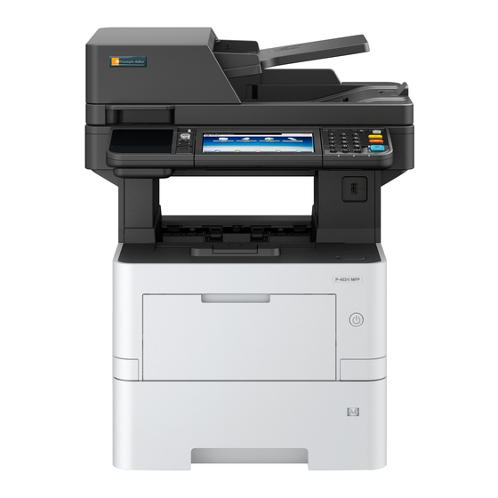 Triumph P-4531i MFP Manuel D'utilisation