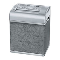 Fellowes Powershred Shredmate Manuel D'utilisation