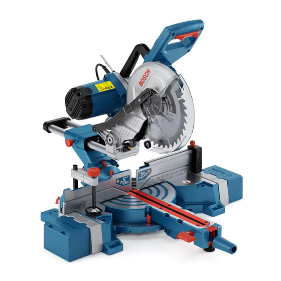 Bosch GCM 254 D Professional Notice Originale