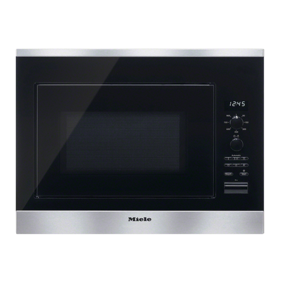 Miele M 6040 SC Instructions D'utilisation Et D'installation