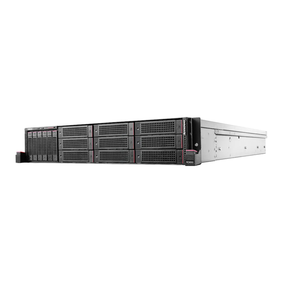 Lenovo ThinkServer RD650 Guide D'utilisation Et De Maintenance