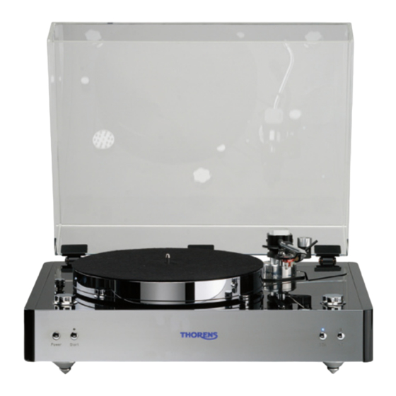 THORENS TD 550 Mode D'emploi