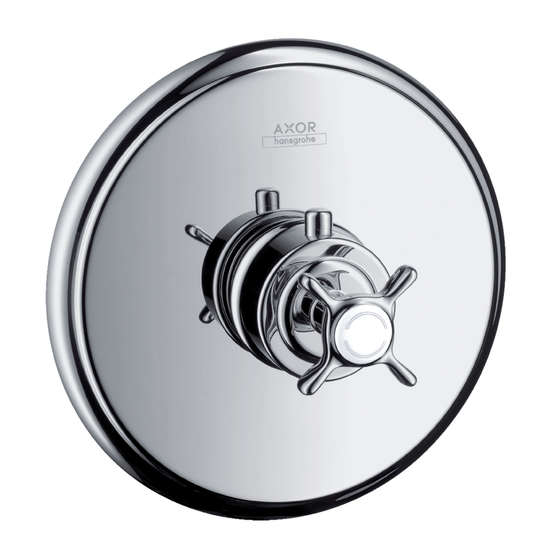 Hansgrohe AXOR Carlton 17715 Série Manuels