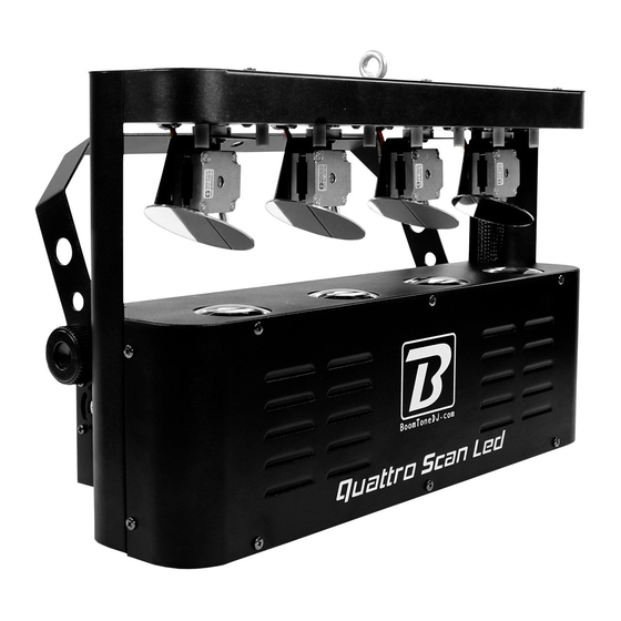 BoomToneDJ Quattro Scan LED Mode D'emploi