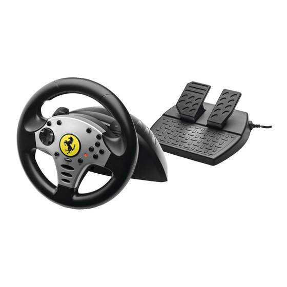 Thrustmaster Ferrari Challenge wheel Manuel De L'utilisateur