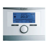 Vaillant multiMATIC VRC 700/4 Notice D'installation