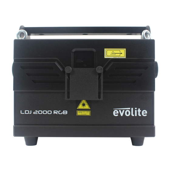 Evolite LDJ 2000 RGB Manuels