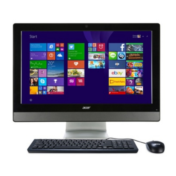 Acer ASPIRE Z3-615 Manuels