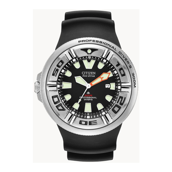 Citizen Promaster 1000M PROFESSIONAL DIVER Manuels