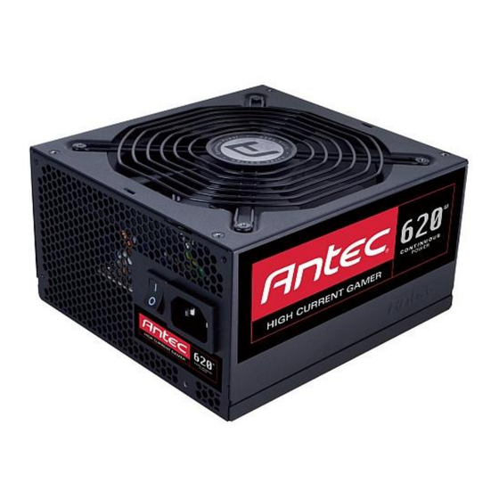 Antec HCG-620 Manuel De L'utilisateur