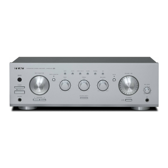 Teac A-R630MKII Mode D'emploi