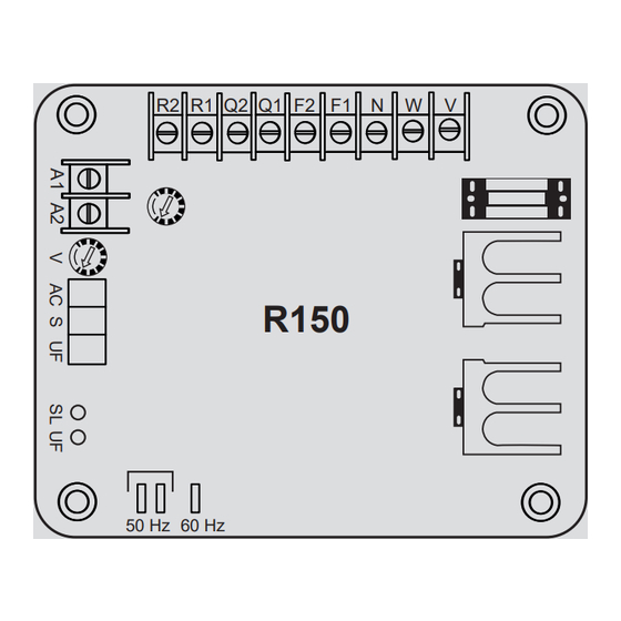 Leroy Somer Nidec R150 Installation Et Maintenance