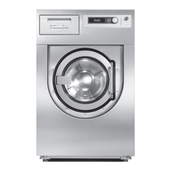 Miele professional PW 6107 Mode D'emploi