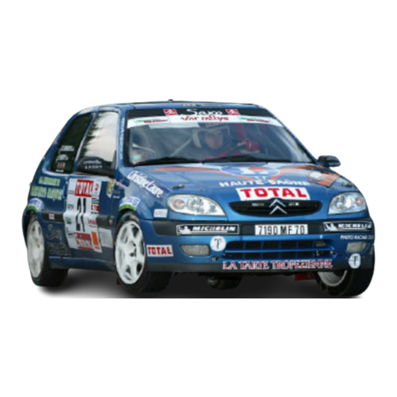 CITROEN SPORT Saxo Challenge 2003 Manuels