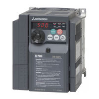 Mitsubishi Electric FR-A700 EC Manuel