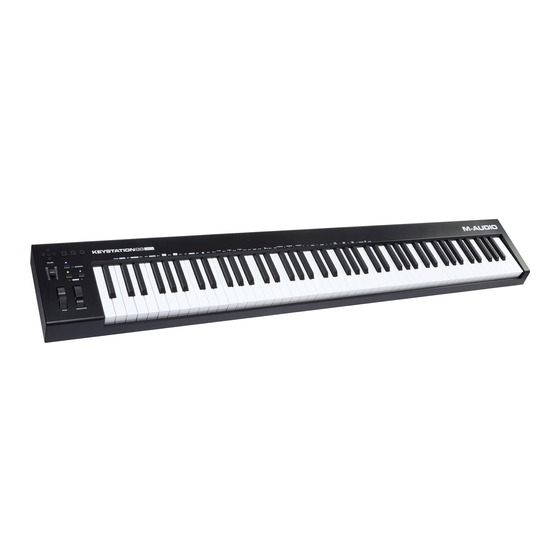 M-Audio Keystation 88 MK3 Guide D'utilisation