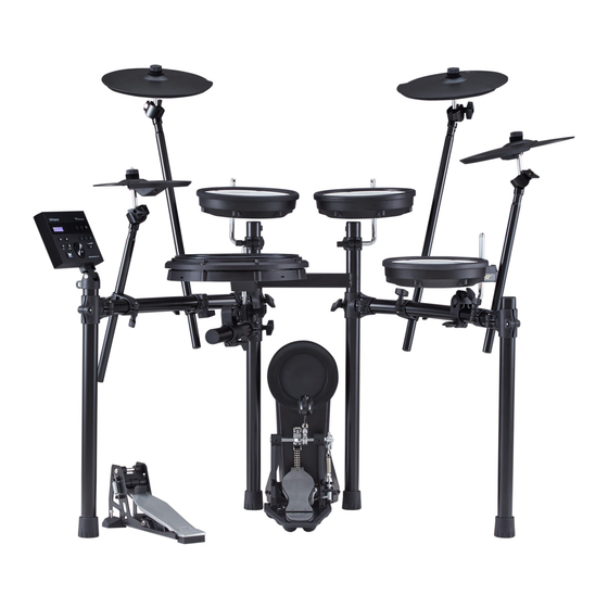 Roland V-Drums TD-07KX Guide D'installation