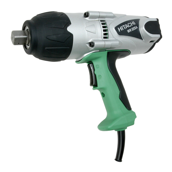 Hitachi WR 22SA Mode D'emploi Et Instructions De Securite