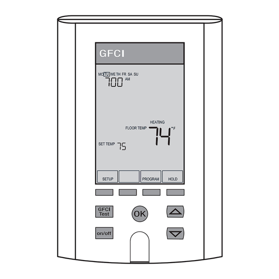 Watts Radiant SunStat Pro II 500775 Installation Et Mode D'emploi