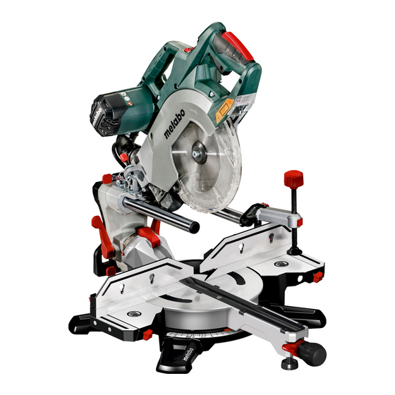 Metabo KGSV 72 Xact Mode D'emploi