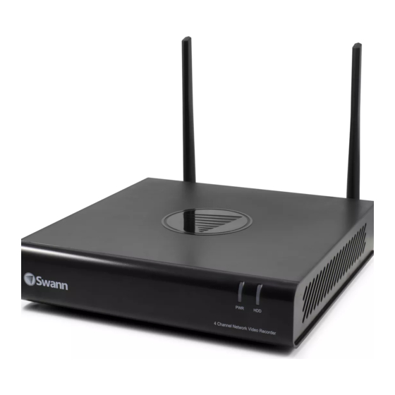 Swann NVR Guide De Démarrage Rapide
