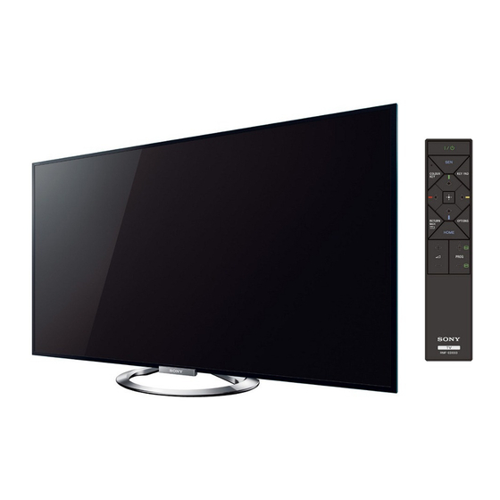 Sony Bravia KDL-55W905A Guide De Référence