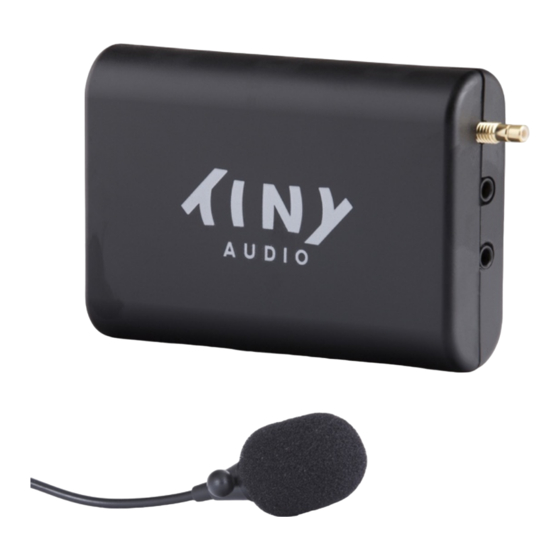 Tiny Audio CSMART Mode D'emploi