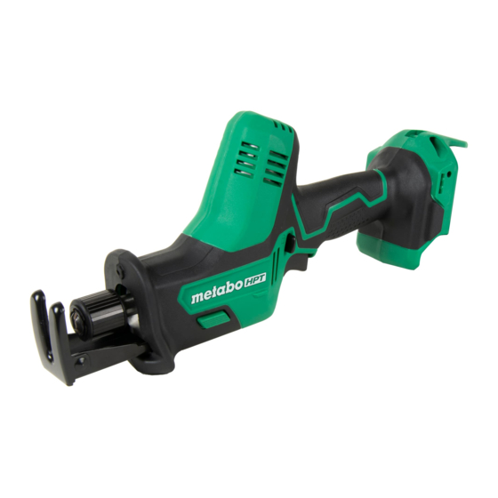 Metabo HPT CR 18DA Instructions De Sécurité Et Mode D'emploi