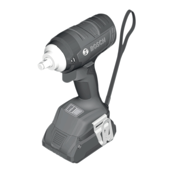 Bosch GDS 18V-400 Professional Notice Originale