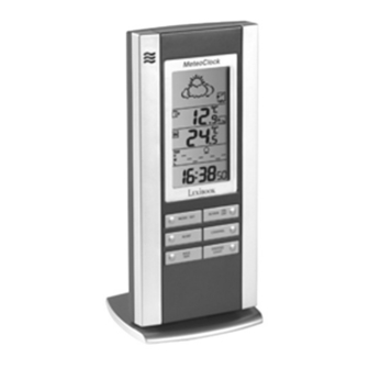 LEXIBOOK MeteoClock SM880 Manuel D'instructions
