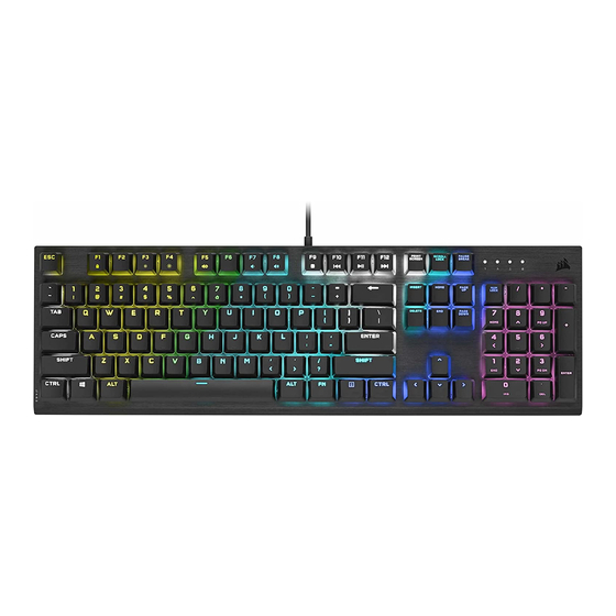 Corsair K60 RGB PRO Mode D'emploi