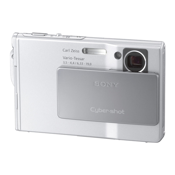 Sony DSC-T7 Guide De L'utilisateur